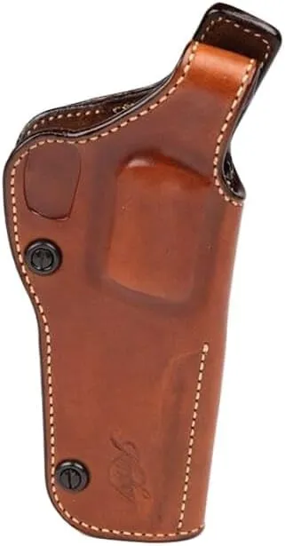 Kimber DASA 4" Phoenix RH Tan Holster, Premium Saddle Leather, Dual Position, Reinforced Thumb Break, Fits 1 3/4" Belts (4200068)