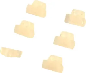 Kluson USA Saddle Set Of 6 For Nonwired ABR-1 Tune-O-Matic Bridges Nylon