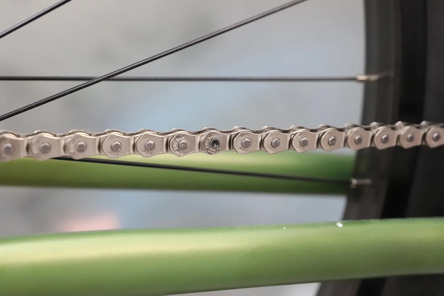 KMC BMX Single Speed Bike Chain 1 Speed Half Link High Strength Bicycle Chains 1/2" x 1/8" x 100 Links