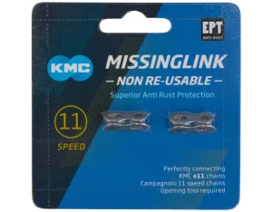 KMC Missing Link 11-Speed Silver (Blue)