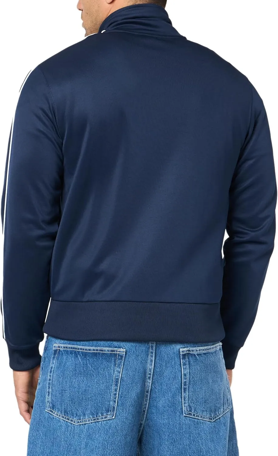 Lacoste Men's Regular Fit Long Full Zip Collared Sweatshirt W/Single Stripe Sleeve Detailing Mm