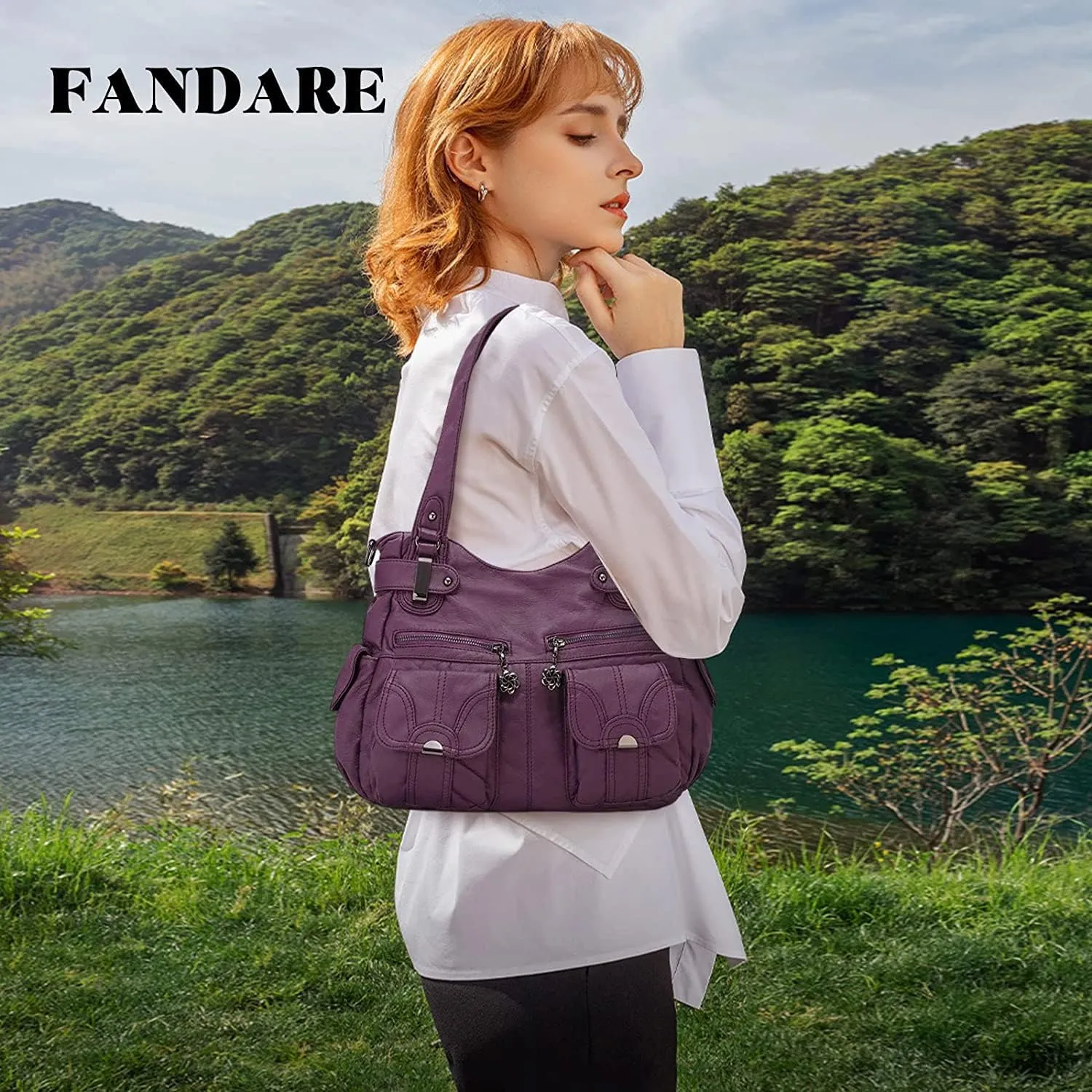 Large Hobo Bags Women's Crossbody Shoulder Bag Vintage Satchel Purse
