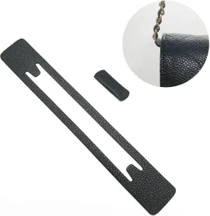 Leather Base Shaper for Purse Woc Chain Protective Sheet,Lychee Grain Leather Anti-Wear Pads Inside Pads Suitable Inside Pads(Black,chain piece), PJWOC01