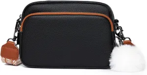 Leather Crossbody Bag for Women, Purse Shoulder Bag with Adjustable Strap, Small Shoulder Purse Handbag for Women