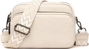 Leather Crossbody Bag for Women, Purse Shoulder Bag with Adjustable Strap, Small Shoulder Purse Handbag for Women