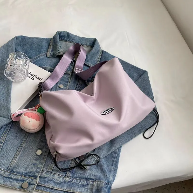 Light Large Capacity Nylon Canvas Female Crossbody Bags