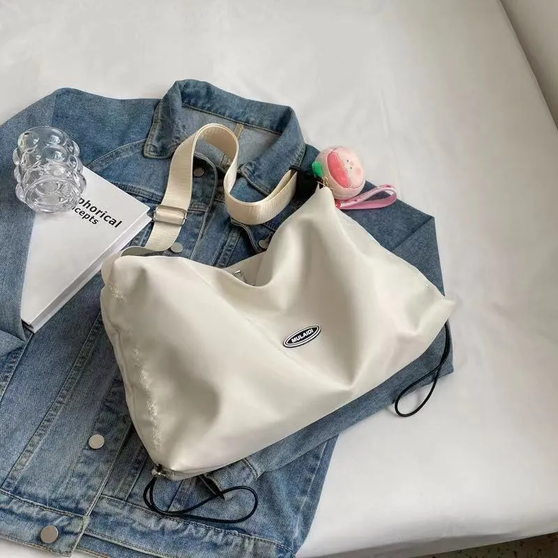 Light Large Capacity Nylon Canvas Female Crossbody Bags