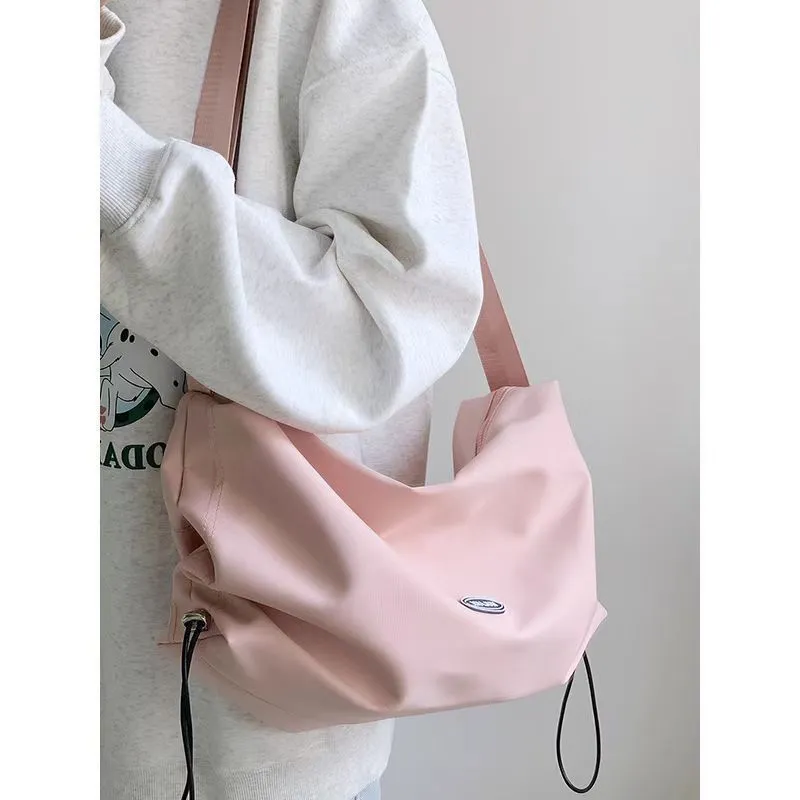 Light Large Capacity Nylon Canvas Female Crossbody Bags