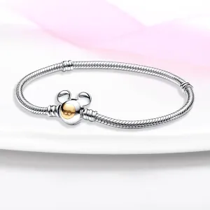 LIGHTDOG Charm Bracelet for Pandora Charms 925 Sterling Silver Snake Chain Bracelet Fit Any Charm Gift for Women
