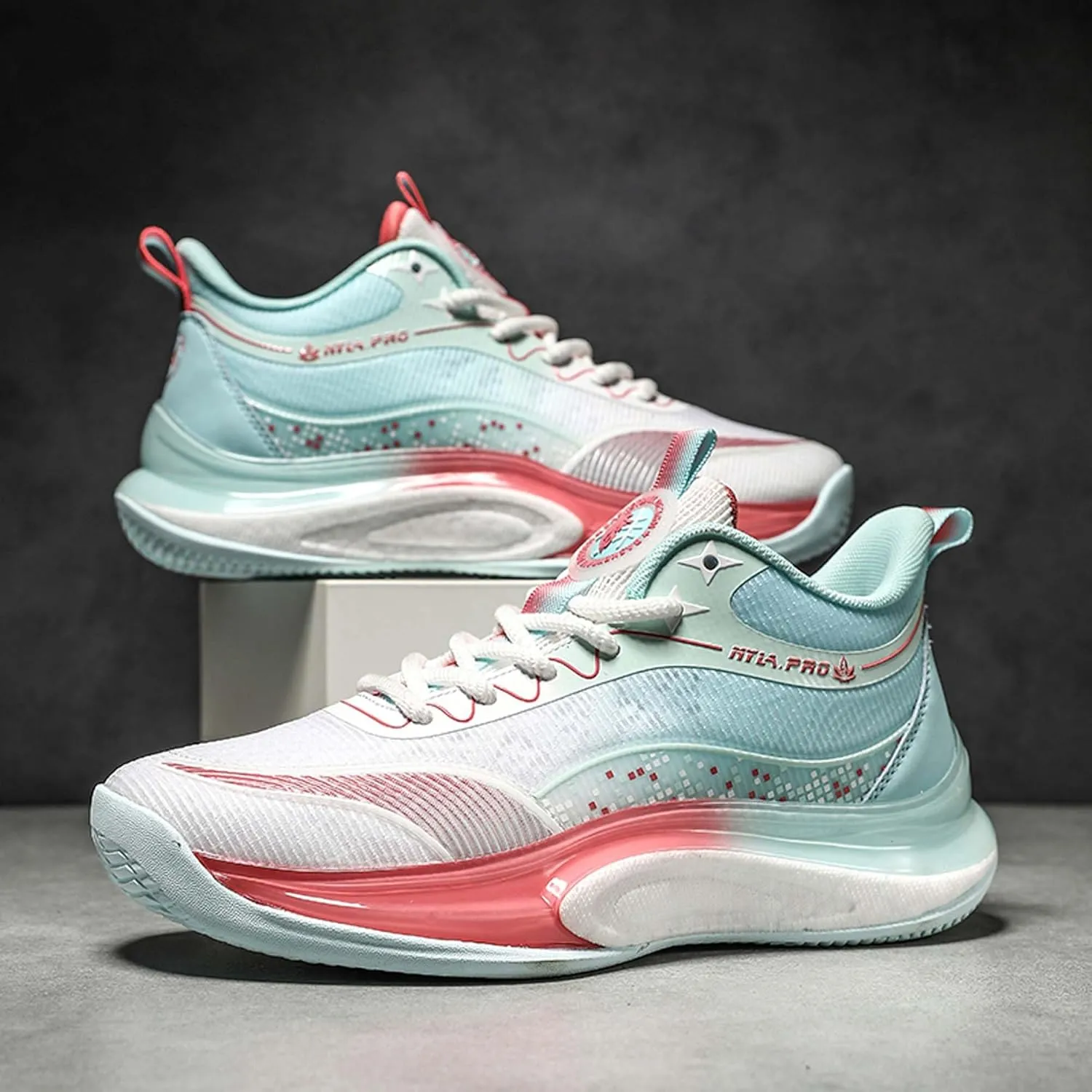 Lightweight Hiking Basketball Shoes, Shock-Absorbing Walking Sports Shoes, Anti Slip Casual Running Shoes