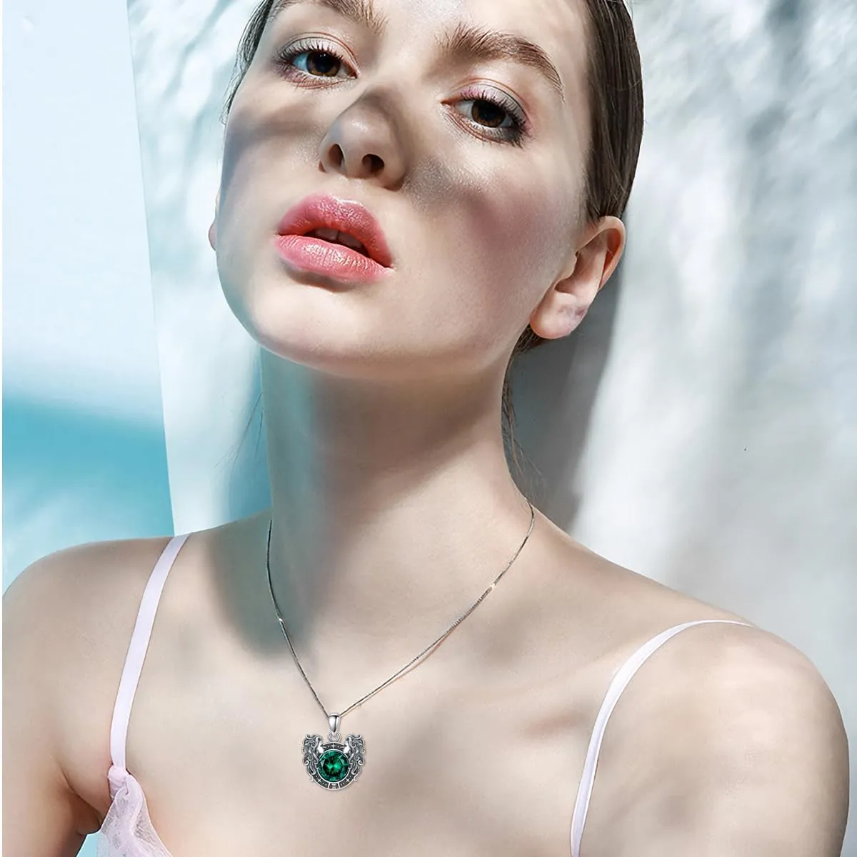 LONAGO Zodiac Sign Necklace Celestial Constellation Necklace Horoscope Astrology Zodiac Pendant Necklace Gift for Women