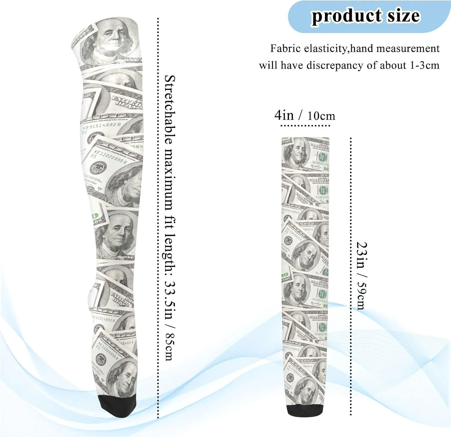 Long High Knee Stock Casual Athletic Stockings Soft Breathable Socks for Women Running Cycling Hiking