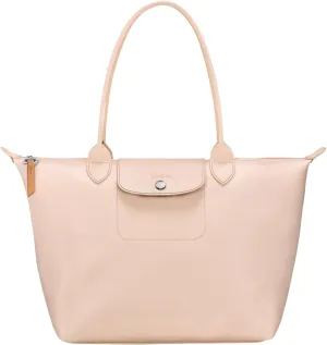 Longchamp Le Pliage City Small Shoulder Shopper Bag, Nude