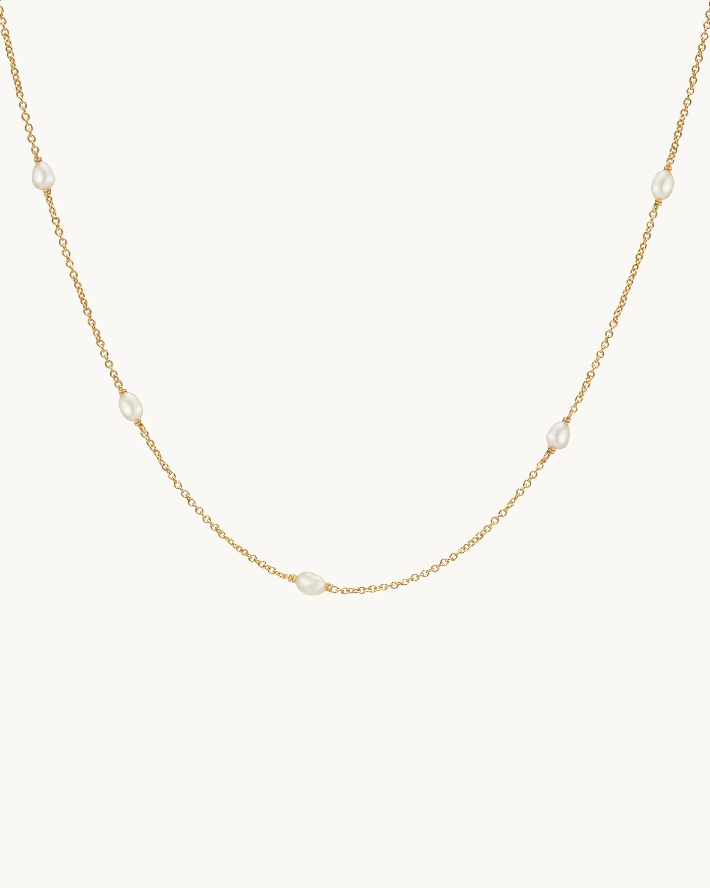 LOU Pearl Necklace 14K