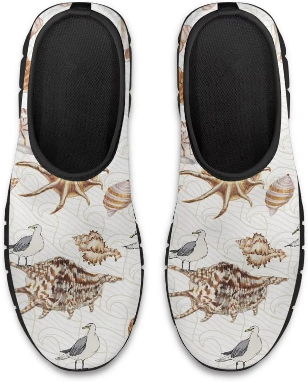 Low-Cut Marine Life Pattern Casual Shoes | Womens Tennis Shoes | Walking Shoes | Polyester Fabric Breathable Shoes | Comfortable & Stylish