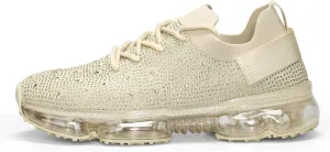 LUCKY STEP Women Air Cushion Fashion Sneakers Breathable Casual Comfortable Lightweight Walking Shoes