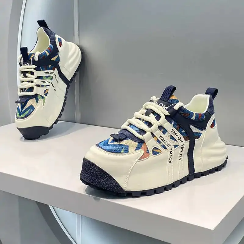 Luxury Spring Autumn Men's Breathable Casual Sneakers