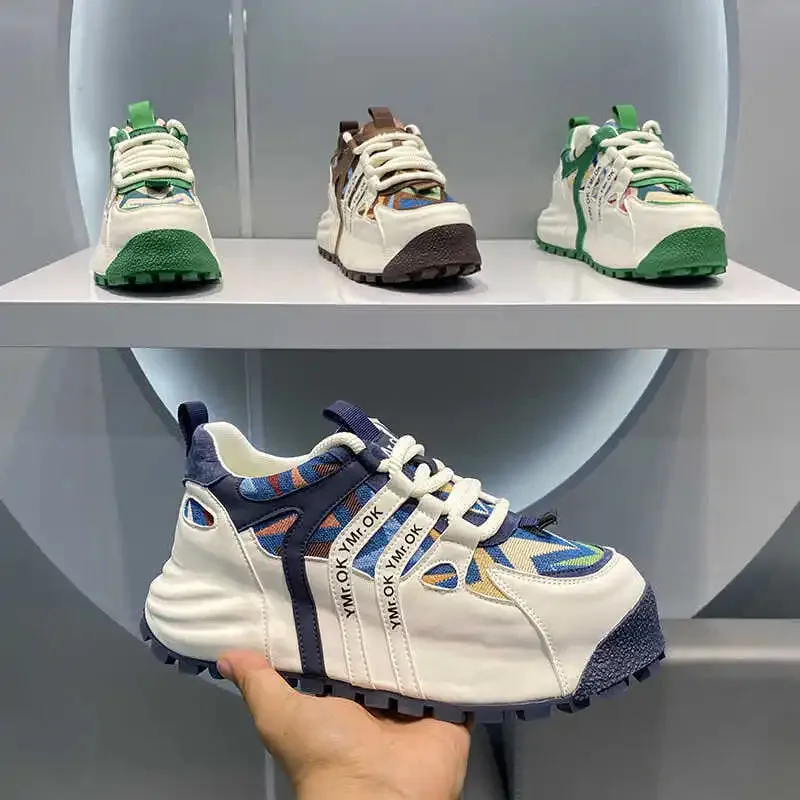 Luxury Spring Autumn Men's Breathable Casual Sneakers
