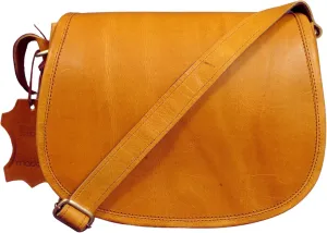 Madosh, Saddle Bag For Women Genuine Leather Crossbody Bag Girls Sling Purse Ladies Cross-Over Small Handbag
