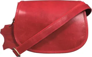 Madosh, Saddle Bag For Women Genuine Leather Crossbody Bag Girls Sling Purse Ladies Cross-Over Small Handbag