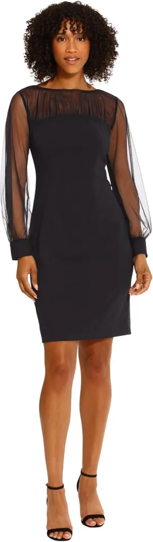 Maggy London Women's Illusion Dress Occasion Event Party Holiday Cocktail