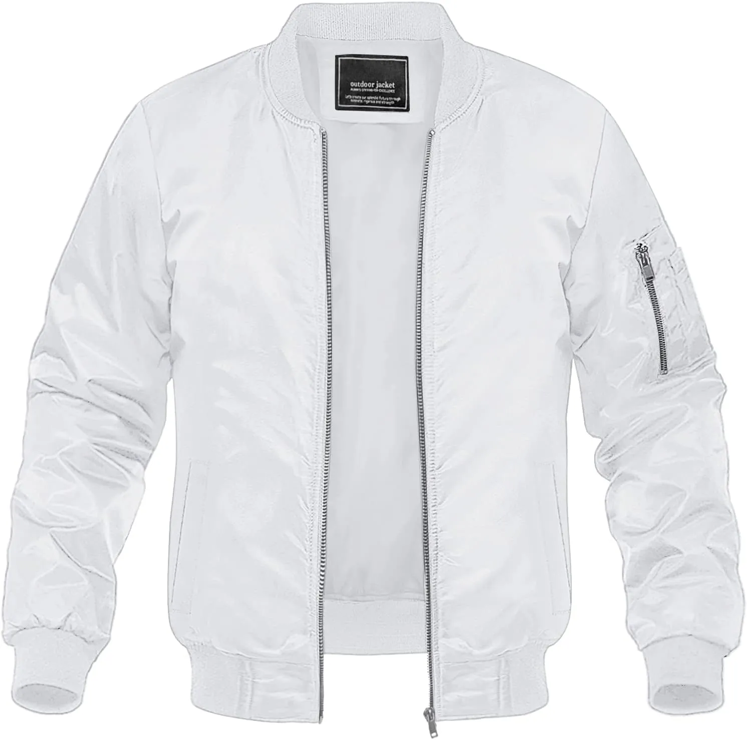 MAGNIVIT Men's Lightweight Bomber Jacket Windbreaker Casual Fall Spring Outdoor Coat