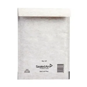 Mail Lite   Bubble Lined Postal Bag Size D/1 180x260mm Oyster White (Pack of 100) MLPD/1