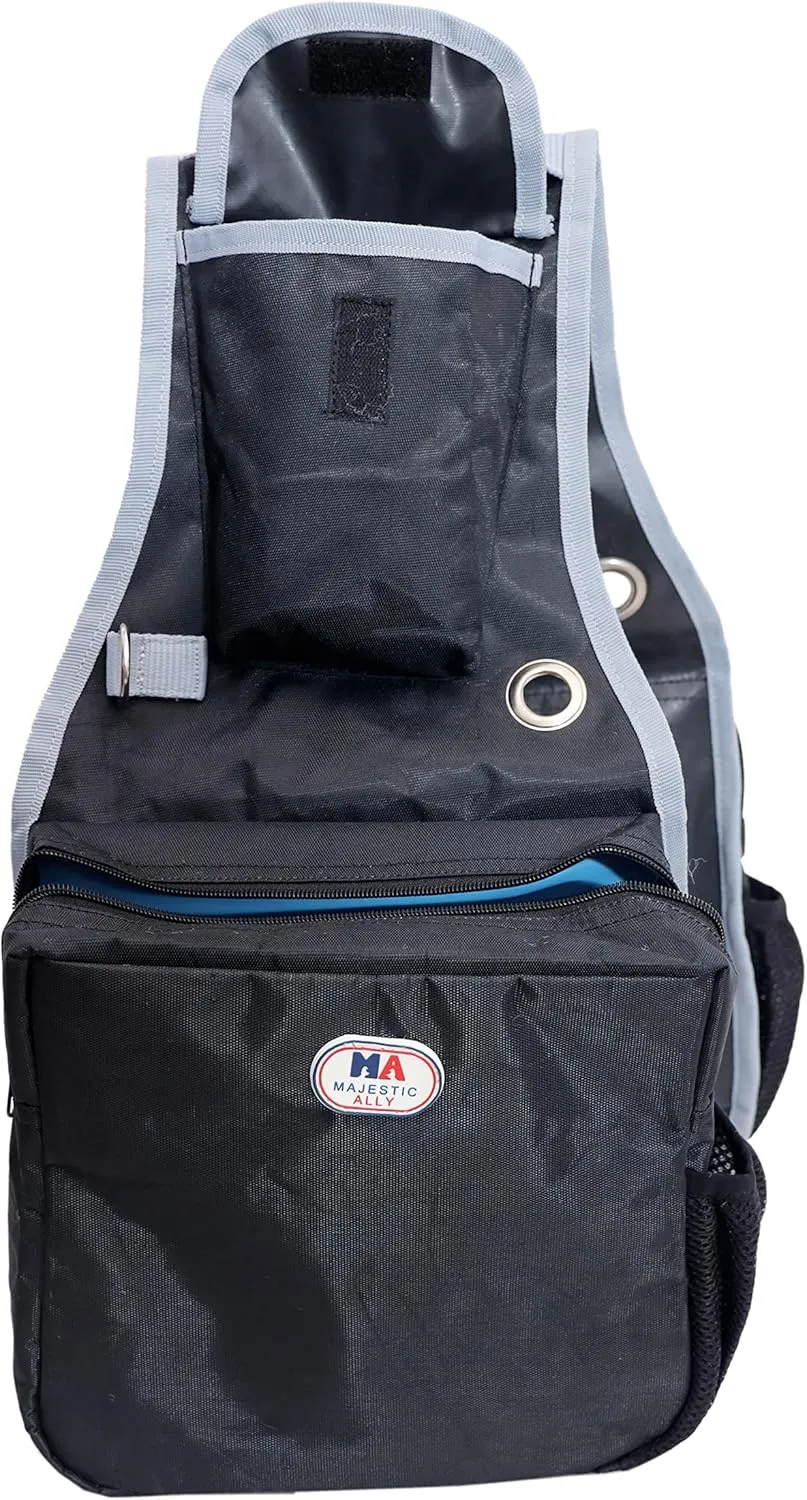Majestic Ally 1000D Nylon Saddle Bag for Horseback Riding