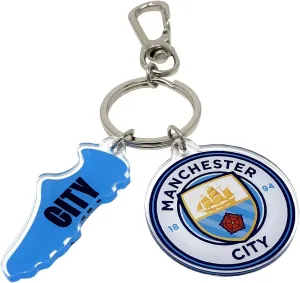 Manchester City Key Chain Acrylic Key Chain Shoes Blue Free