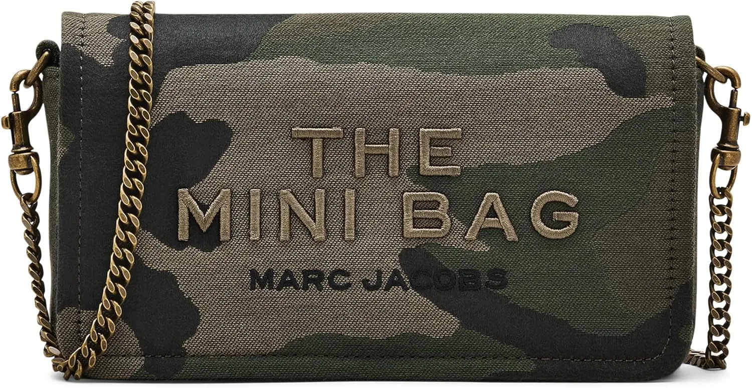 Marc Jacobs The Camo Jacquard Chain Mini Bag
