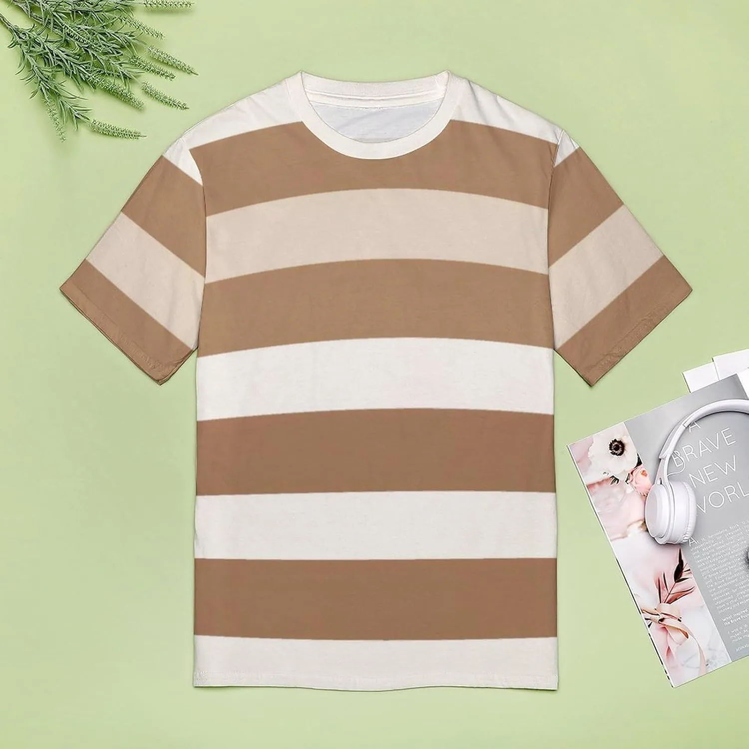 MARSVOVO Women's Camo Tiger Stripe T-Shirt Casual Loose Business Lightweight Hide Belly Summer Novelty Soft Blouse
