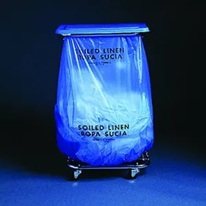 McKesson Soiled Linen and Laundry Handling Bags - 0.63 mil - Blue, 30 gal - 33 gal Capacity, 31 in x 41 in, 250 Count, 1 Pack