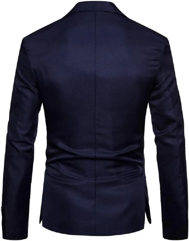 Men's Blazer Lightweight Casual Solid One Button Slim Fit Sport Coat