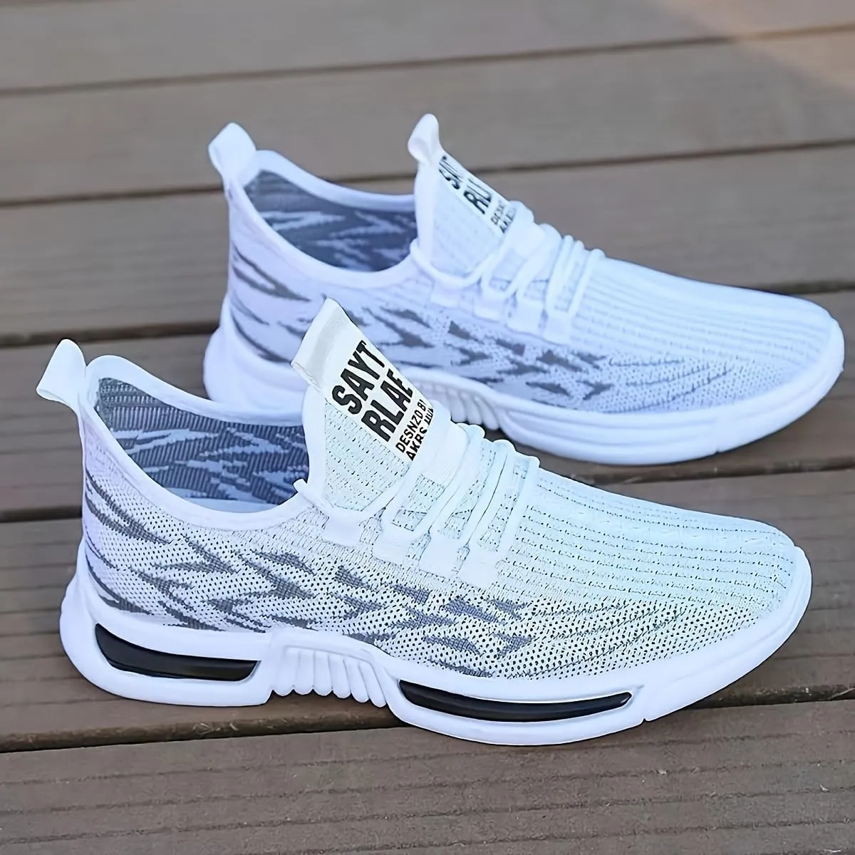 Men's Breathable Mesh Running Sneakers - Lightweight, Comfortable, and Stylish with Design for Casual, Outdoor,