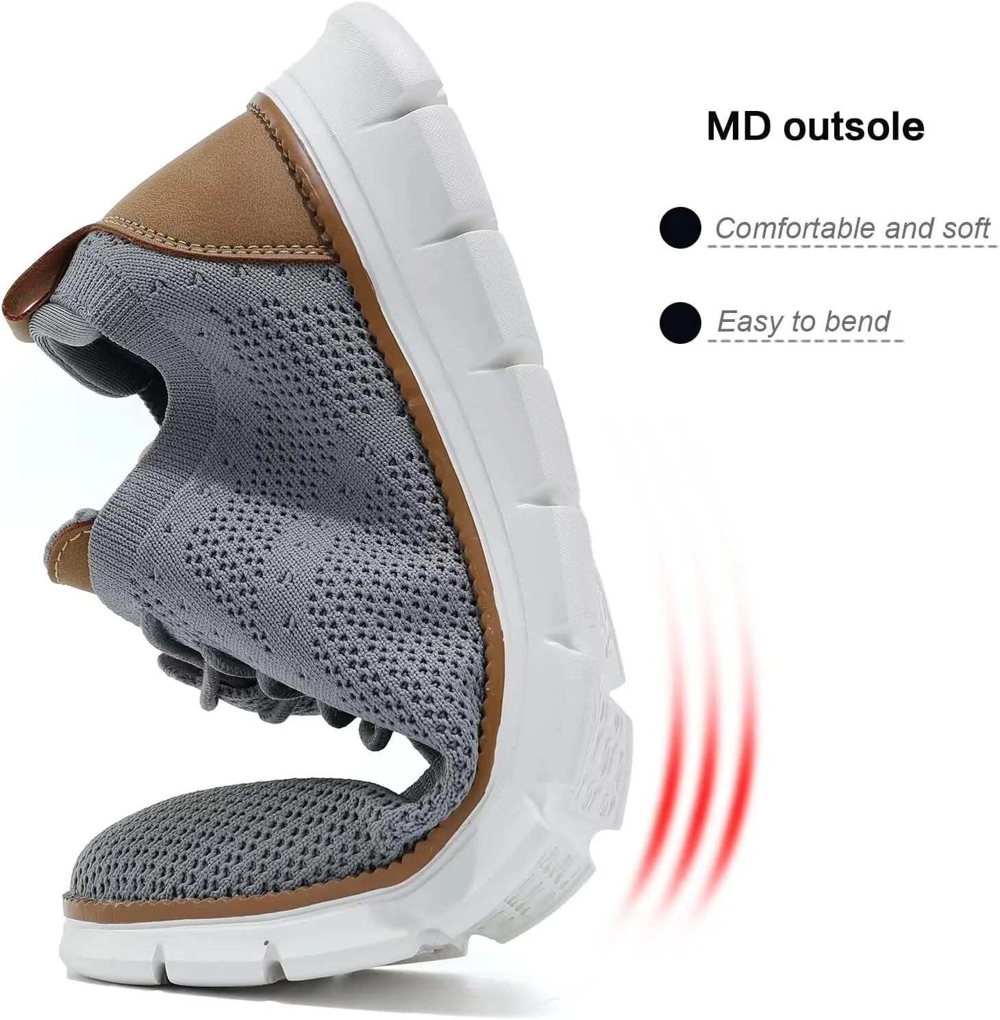 Mens Business Oxford Shoes Mesh Casual Sneakers Lightweight Breathable Work Office Dress Shoes Comfortable Walking Trainers for Men