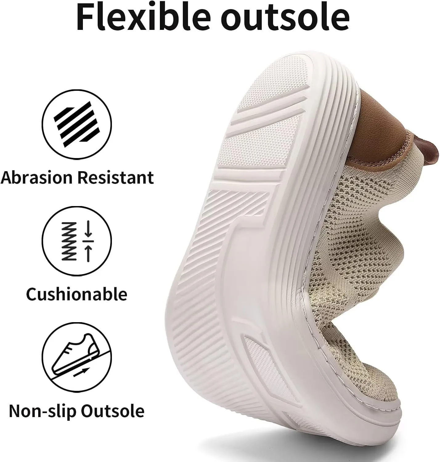 Mens Casual Dress Oxfords Shoes Wide Width Breathable Fashion SneakersLightweight Comfortable Mesh Walking Shoes