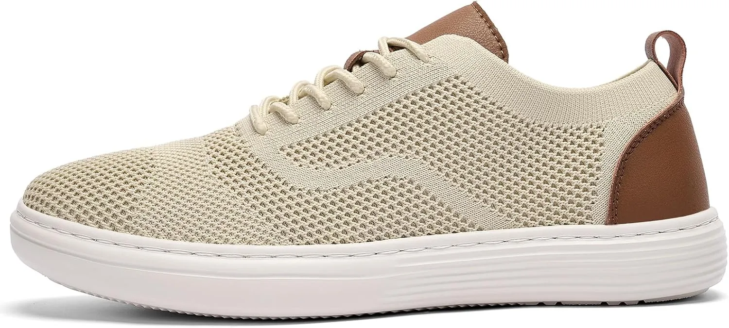 Mens Casual Dress Oxfords Shoes Wide Width Breathable Fashion SneakersLightweight Comfortable Mesh Walking Shoes