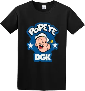 Men's Casual Shirt Xiaochen Popeye Dgks Cool and Breathable Black