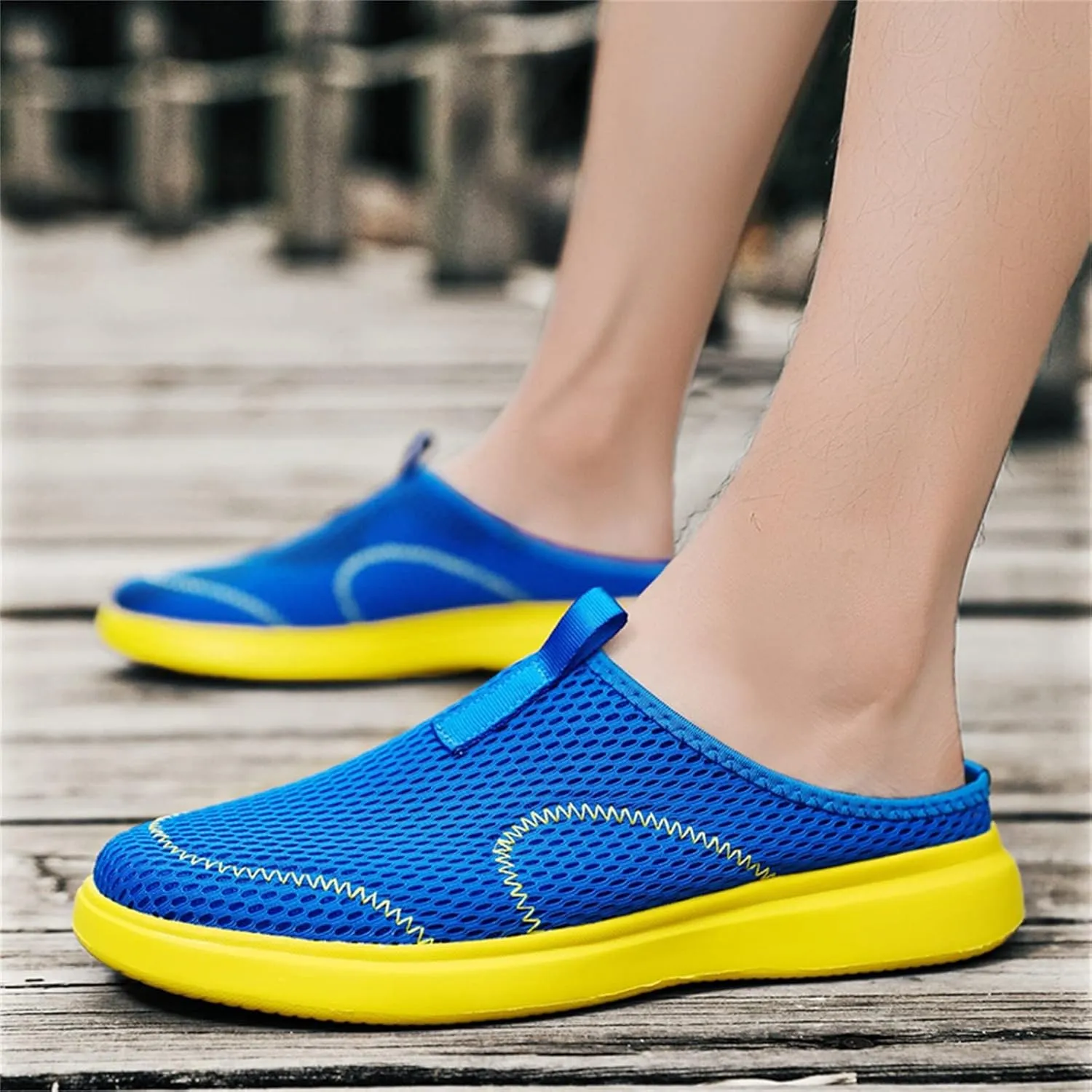 Mens Dress Shoes Casual Fashion Summer Men Casual Shoes Breathable Mesh Shallow Casual Shoes for Men Suede