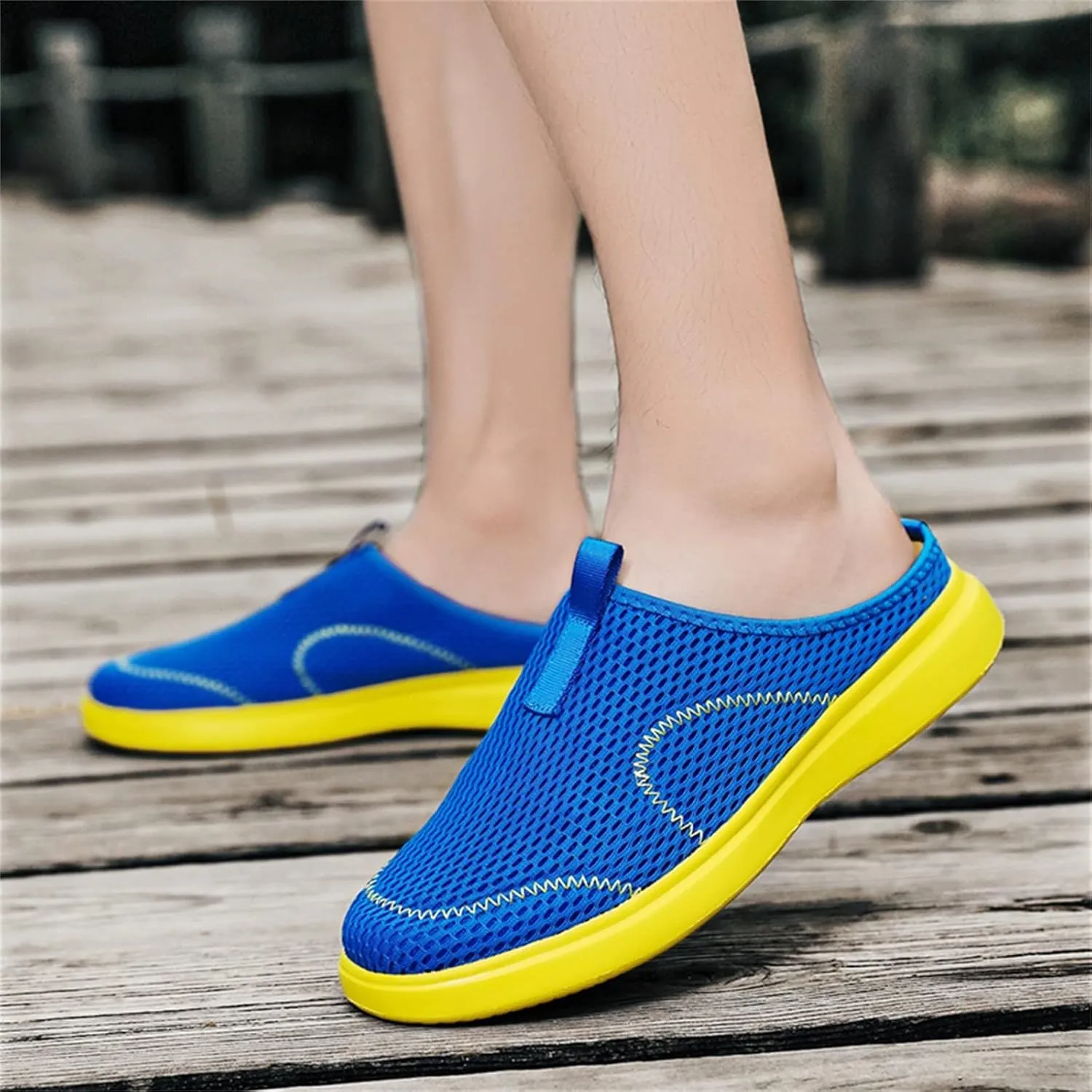 Mens Dress Shoes Casual Fashion Summer Men Casual Shoes Breathable Mesh Shallow Casual Shoes for Men Suede