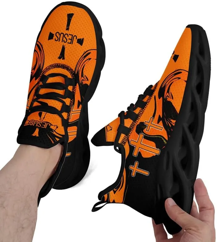 Mens Jesus Running Shoes Lightweight Casual Walking Sneakers Non Slip Gym Training Breathable Jogging Shoe for Women
