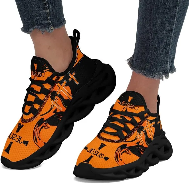 Mens Jesus Running Shoes Lightweight Casual Walking Sneakers Non Slip Gym Training Breathable Jogging Shoe for Women
