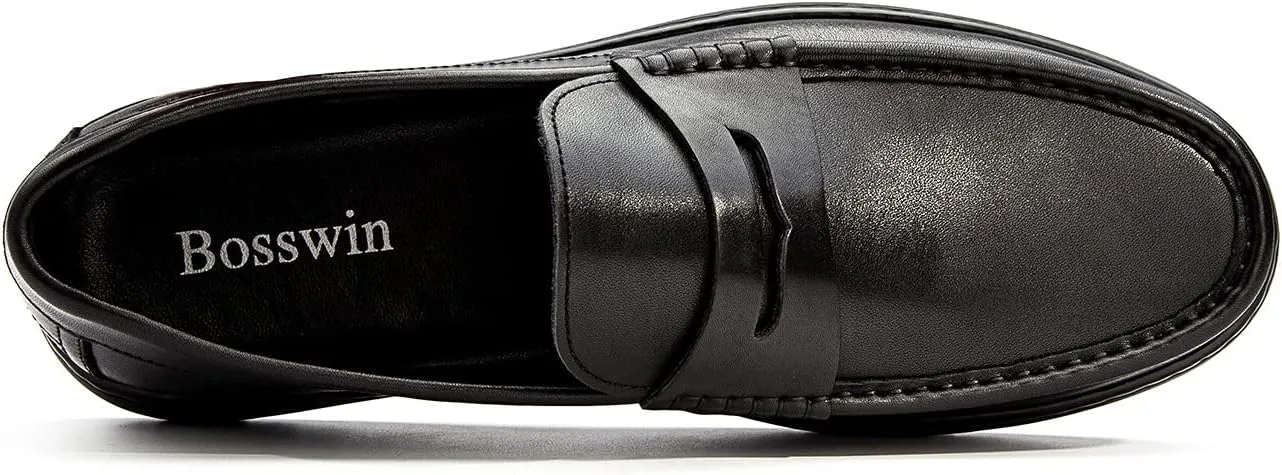 Men's Loafer Premium Genuine Leather Shoes Casual Slip on Shoes Breathable Driving Shoes