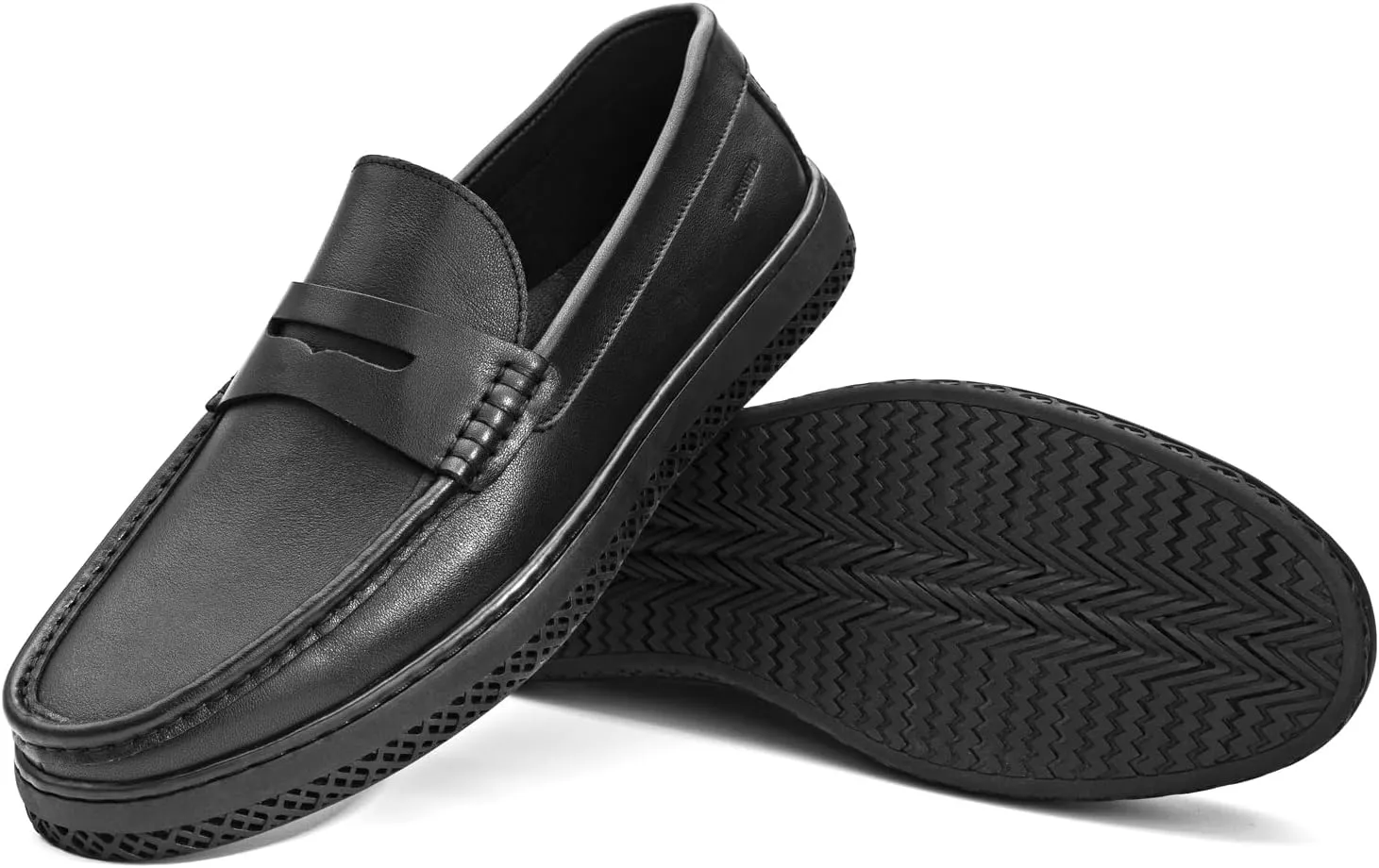 Men's Loafer Premium Genuine Leather Shoes Casual Slip on Shoes Breathable Driving Shoes