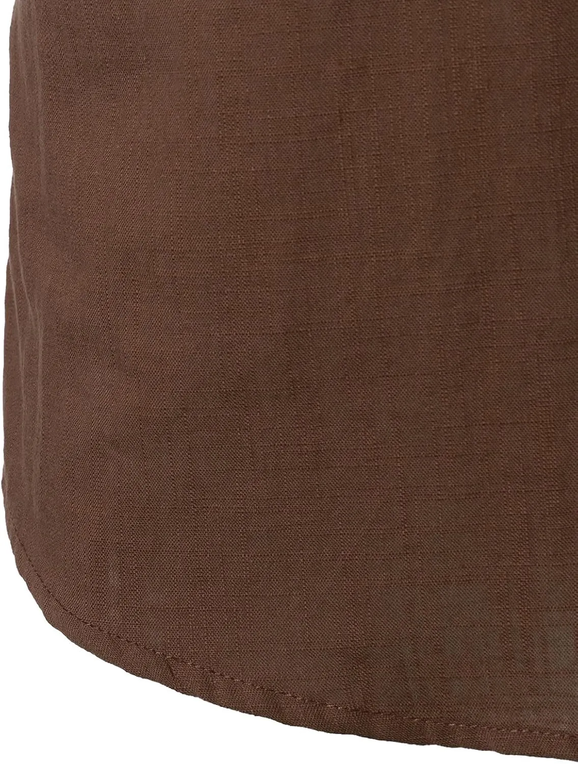 Men's Summer Lightweight Cotton Linen Shirts Casual Short Sleeve Breathable Banded Collar Henley for Beach Vacation
