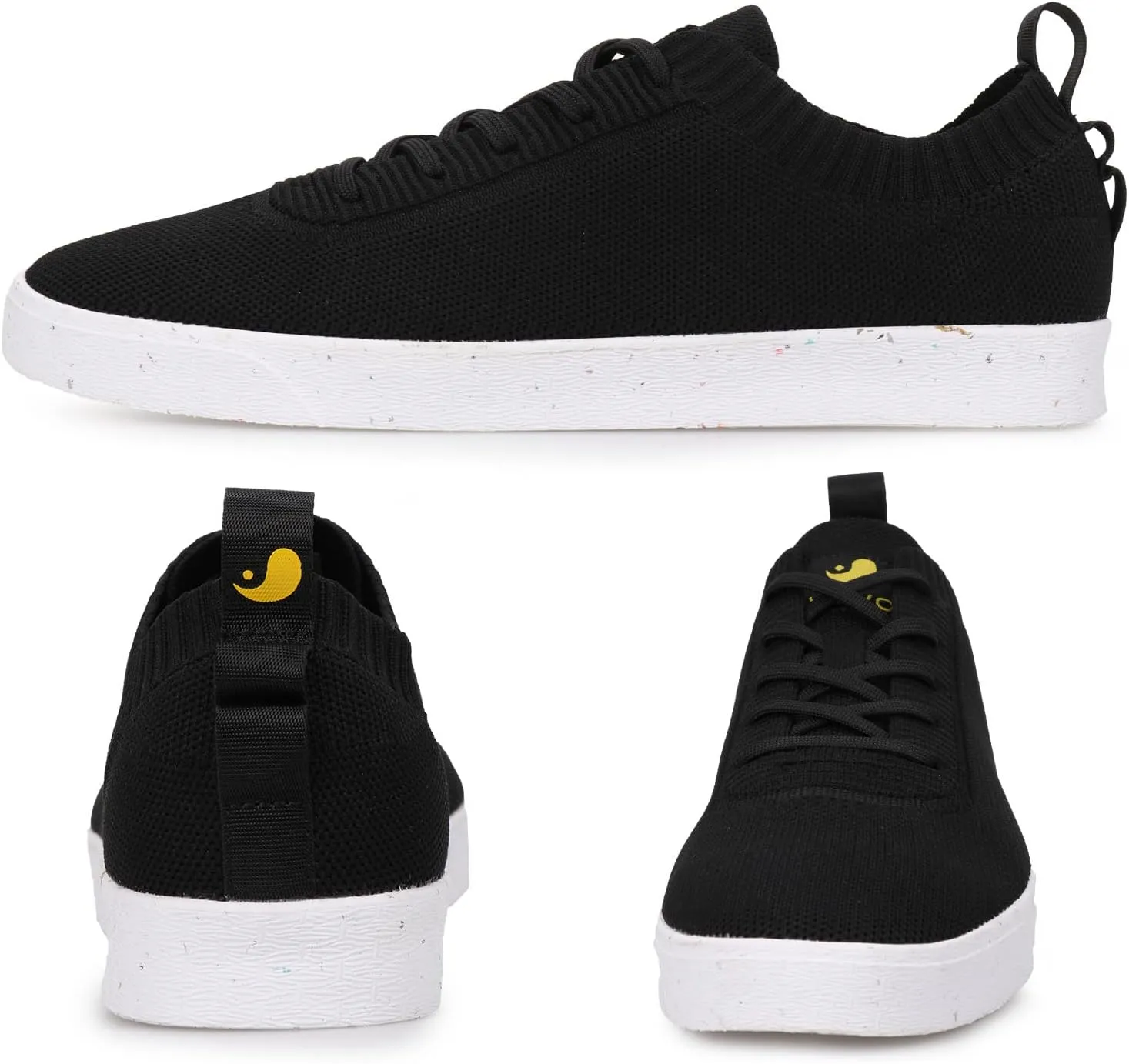 Men's Waterproof Casual Shoes Fashion Sneakers Mesh Knit Upper Breathable Comfort Athleisure Business Shoes for Male