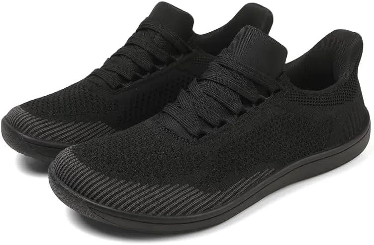 Men's Wide Toe Casual Mesh Sneakers, Barefoot Minimalist Flats, Plus Big Size, Breathable