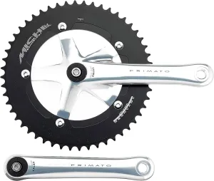 Miche Primato Track Crankset Silver 165mm 49 Tooth Chain Ring 144BCD