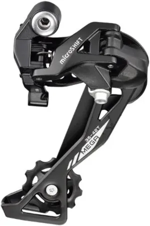 microSHIFT | XLE Rear Derailleur | 10 Speed | Long Cage | Black
