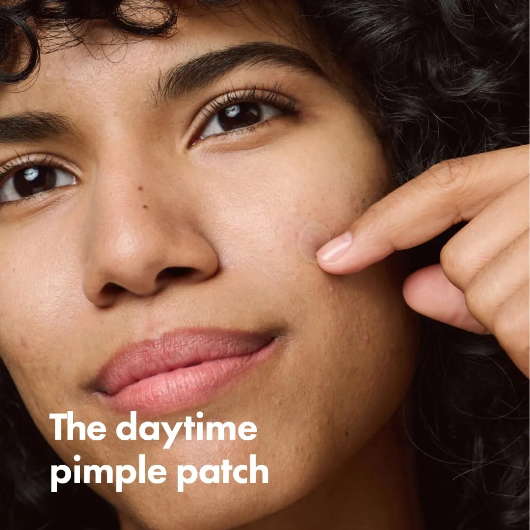 Mighty Patch™ Invisible  Patch – The Barely-There Daytime Hydrocolloid Acne Pimple Patch for Covering Zits and Blemishes, Tapered Edges Designed to Blend Into Skin (72ct)